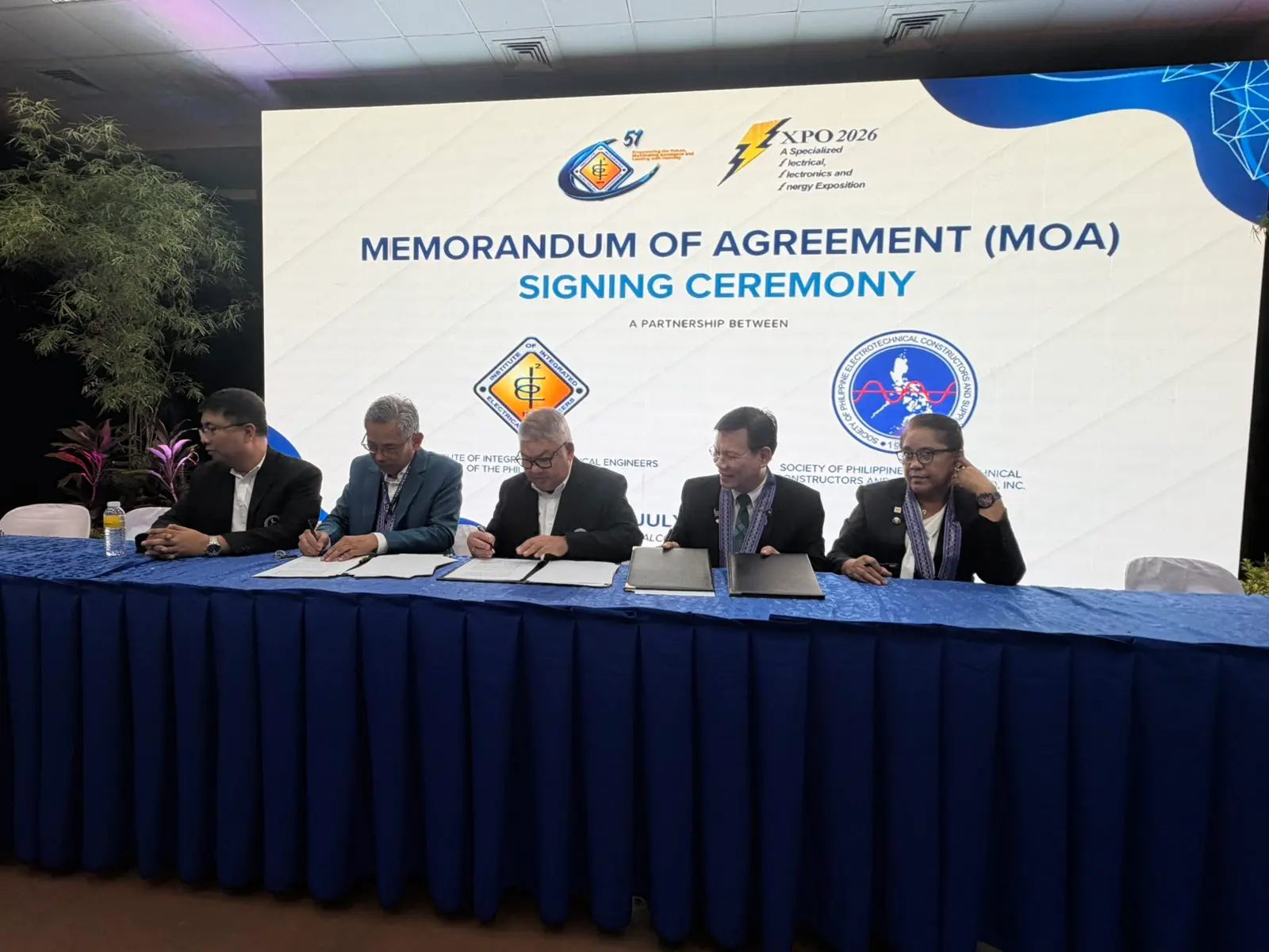 Ceremonial Signing of the Deed of Accession with the National Industry TVET Board for the Construction Sector