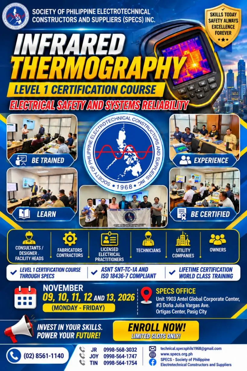 Infrared Thermography Level 1 Certification Course